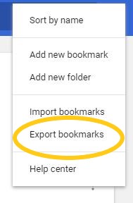 chrome bookmarks mac