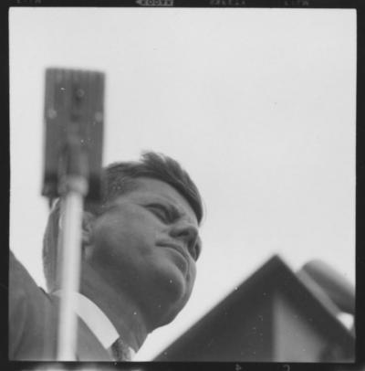 JFK during his visit to UK